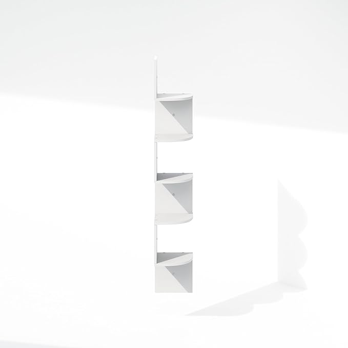 Furinno Rossi 5-Tier Floating Corner Shelf