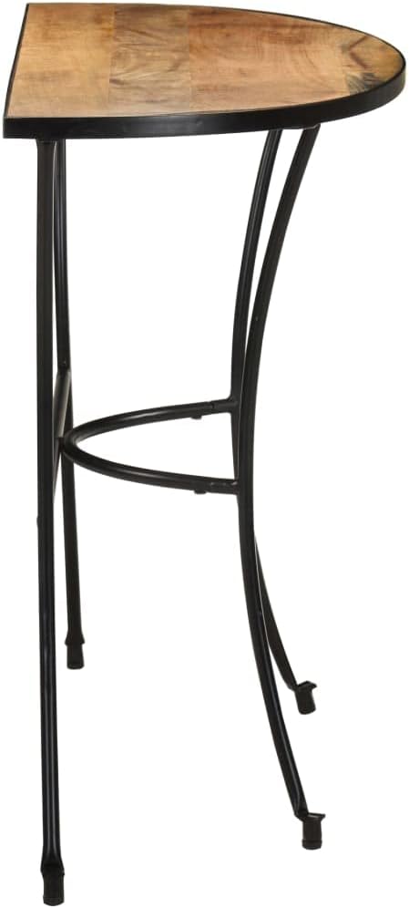 Solid Wood Side Table, Natural Finish Mango Accent Table, Nightstand