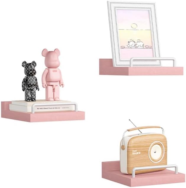 RYOFOBETTO Small Floating Shelf, 6X6 Inches Farmhouse Wall Shelves
