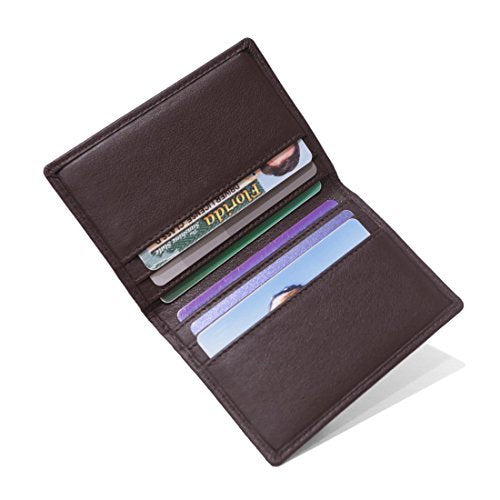 RFID Slim Bifold Wallet Card Holder - Minimalist Front Pocket Wallet for Men
