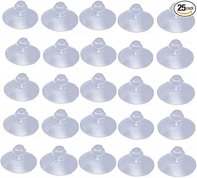 18mm/0.7" Furniture Desk Glass Transparent Anti-Collision Suction Cups Sucker