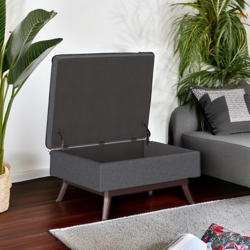 SIMPLIHOME Owen Coffee Table Storage Ottoman
