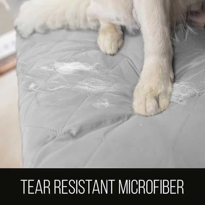 Sofa Shield Couch Slip Covers for Dogs, Reversible Furniture Protector