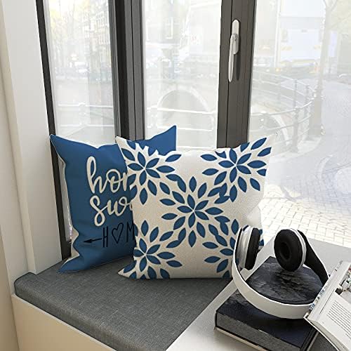 YCOLL Pillow Covers 22x22 Set of 4, Modern Sofa Throw Pillow Cover, Decorative