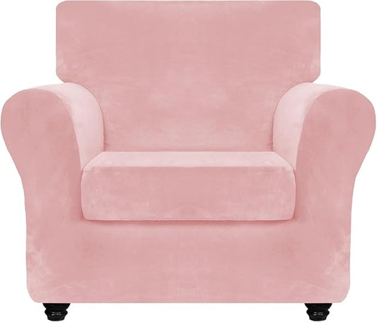 ZNSAYOTX Luxury Velvet Chair Slipcovers