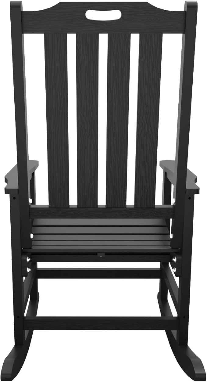 THOEOE Oversized Rocking Chair Set of 4, Outdoor Rocking Chair