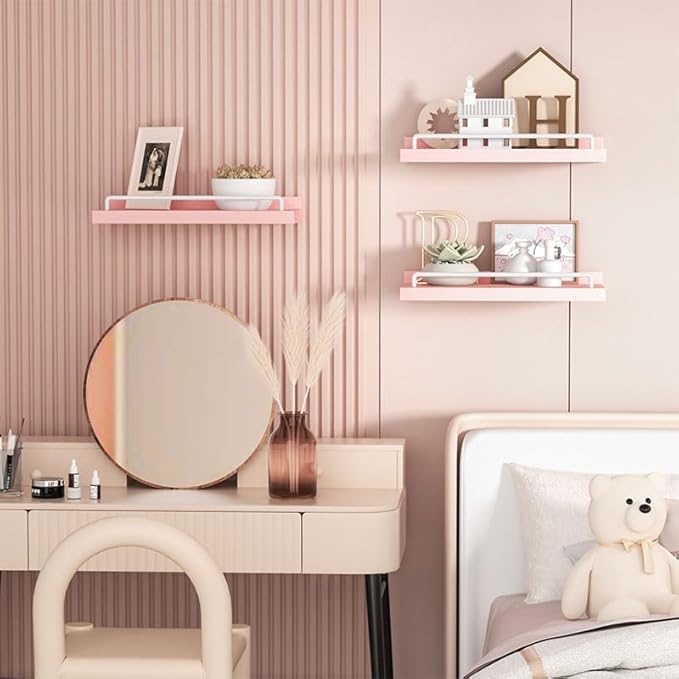 RYOFOBETTO Small Floating Shelf, 6X9 Inches Farmhouse Wall Shelves