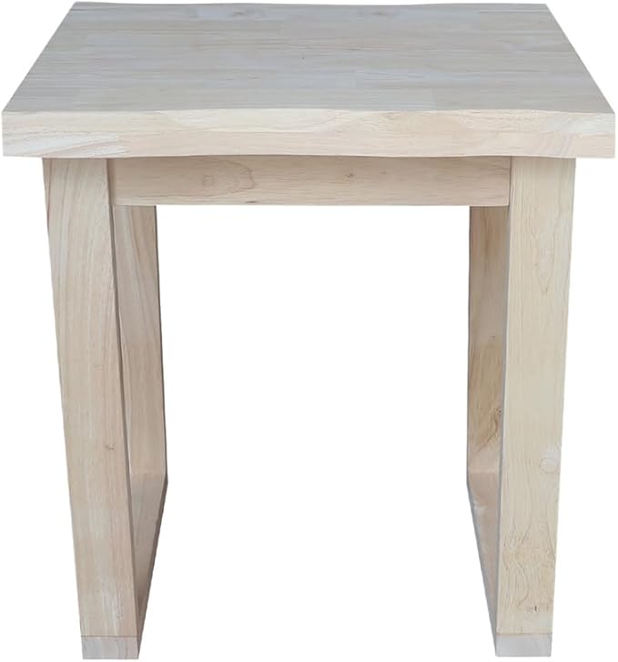 International Concepts Live Edge Solid Wood End Table