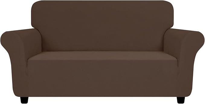 ZNSAYOTX Super Stretch Loveseat Covers, New Striped Love Seat Slipcover