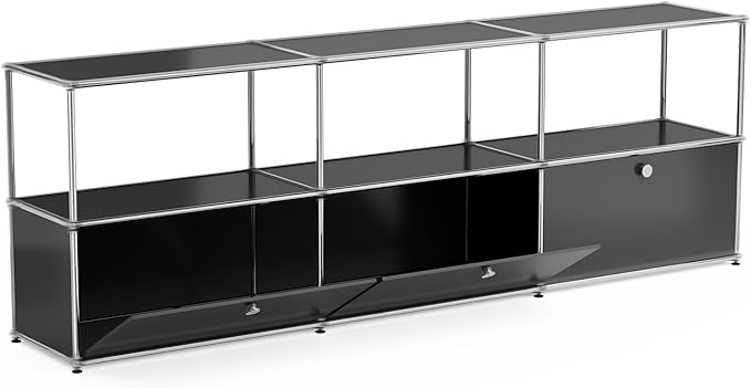 Modern Storage Cabinet Versatile Free-Standing Organizer