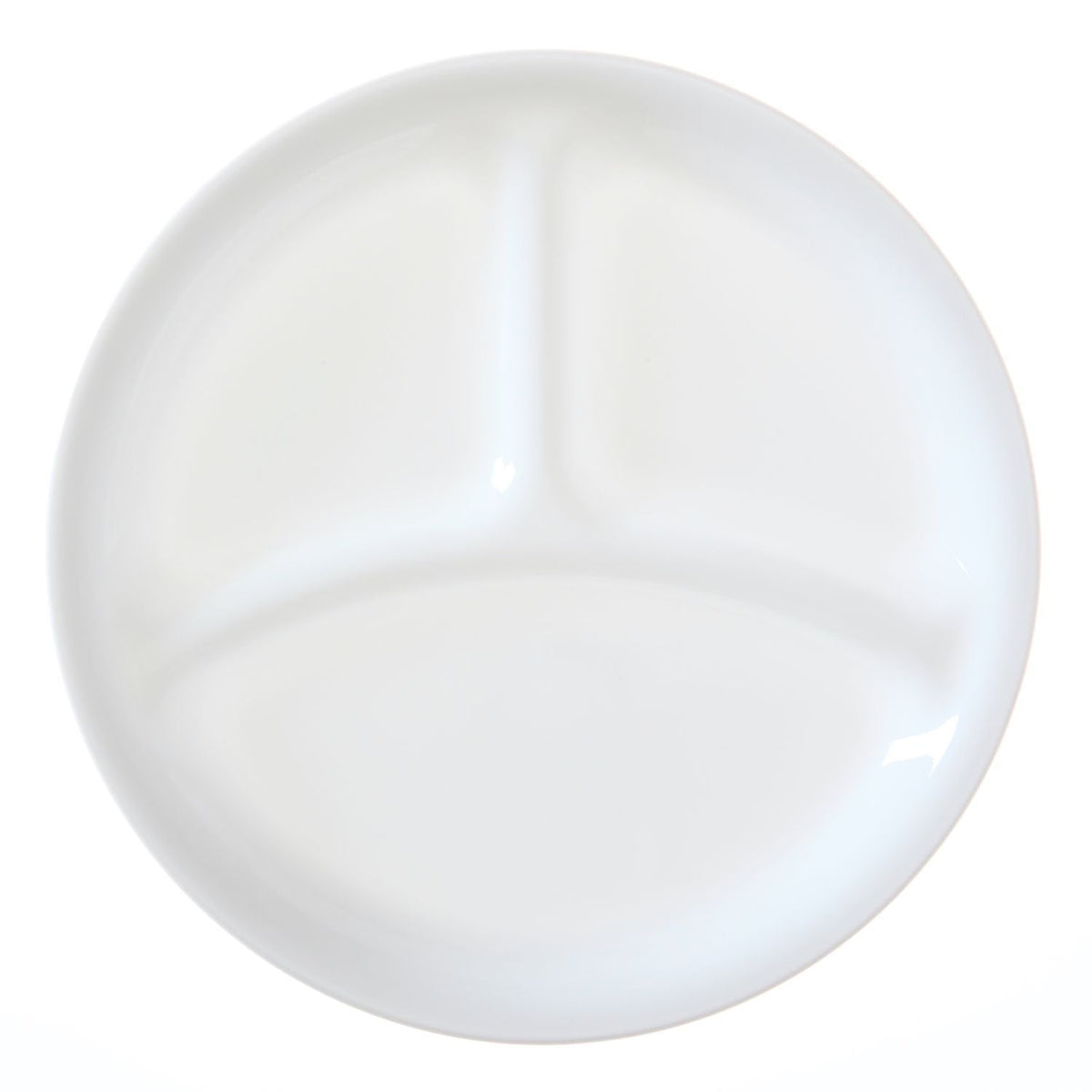 Corelle Livingware 8-1/2-Inch Divided Dish, Winter Frost White