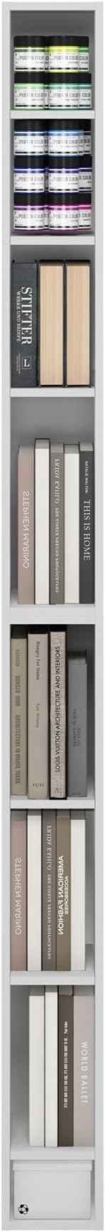 Furinno Fulda Book Shelf, 8-Tier Bookshelf, Bookcase