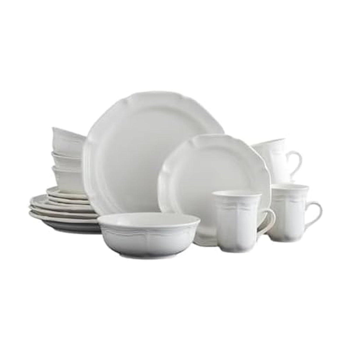 Mikasa French Countryside 16-Piece Dinnerware Set, Service for 4