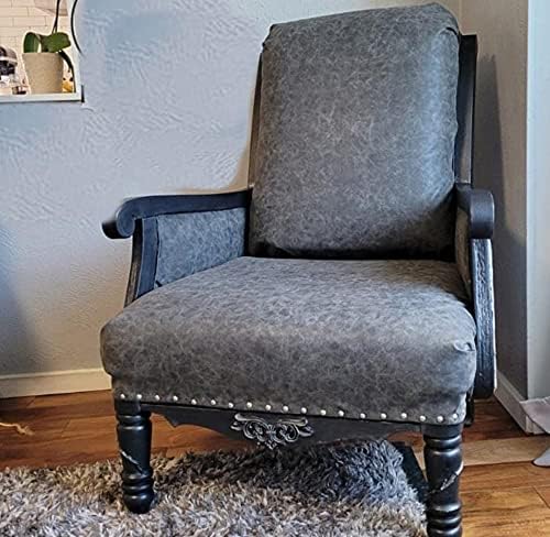 NAT Leathers | Crazy Horse Faux Leather Upholstery Fabric Leather by The Yard