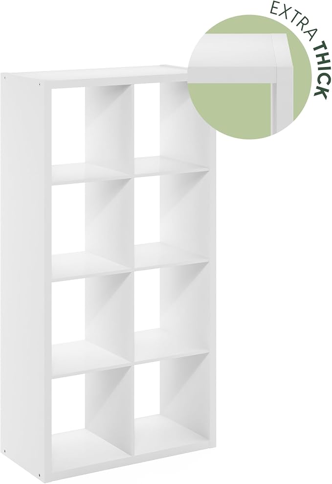 Furinno Cubicle Open Back Decorative Cube Storage Organizer