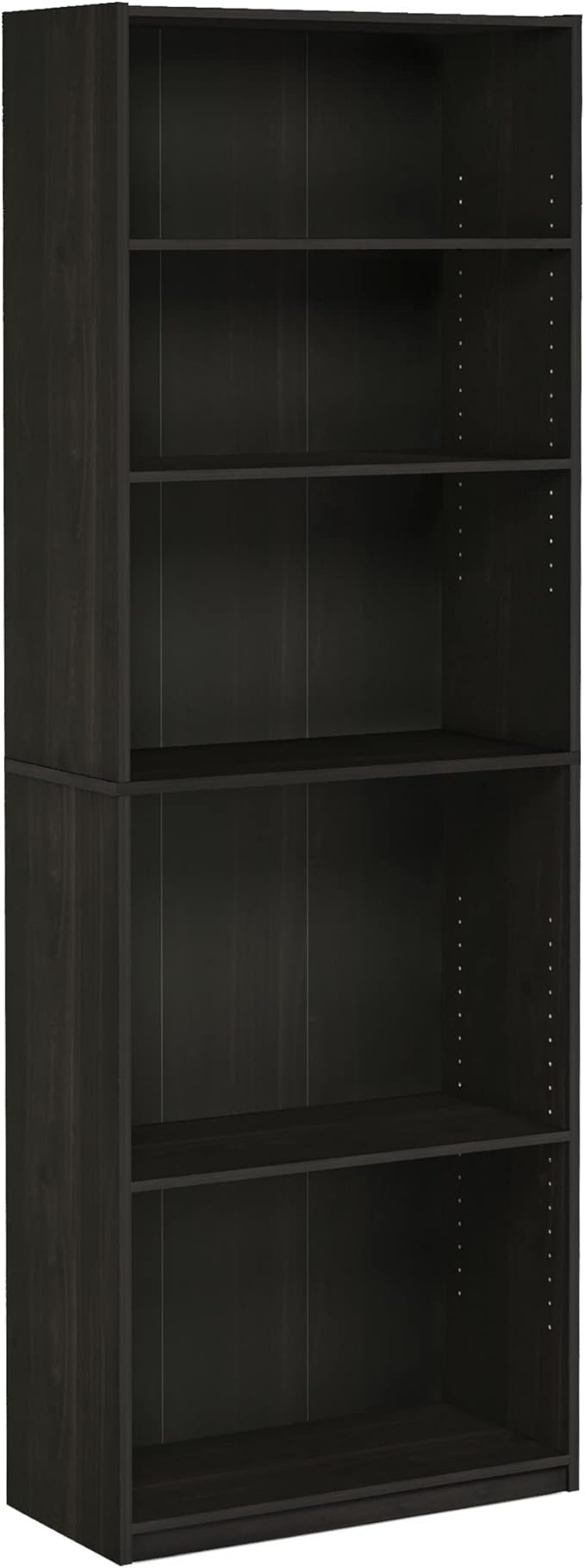 Furinno Jaya Book Shelf, 5-Tier Bookshelf, Tall Standing Bookcase