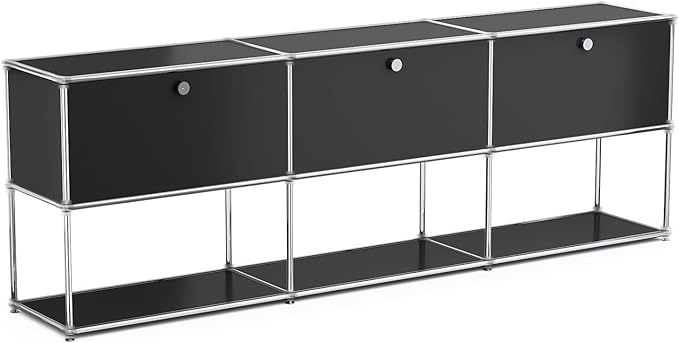 Modern Storage Cabinet Versatile Free-Standing Organizer