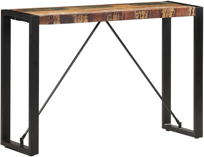 SKM Console Table 110x35x76 cm Solid Reclaimed Wood