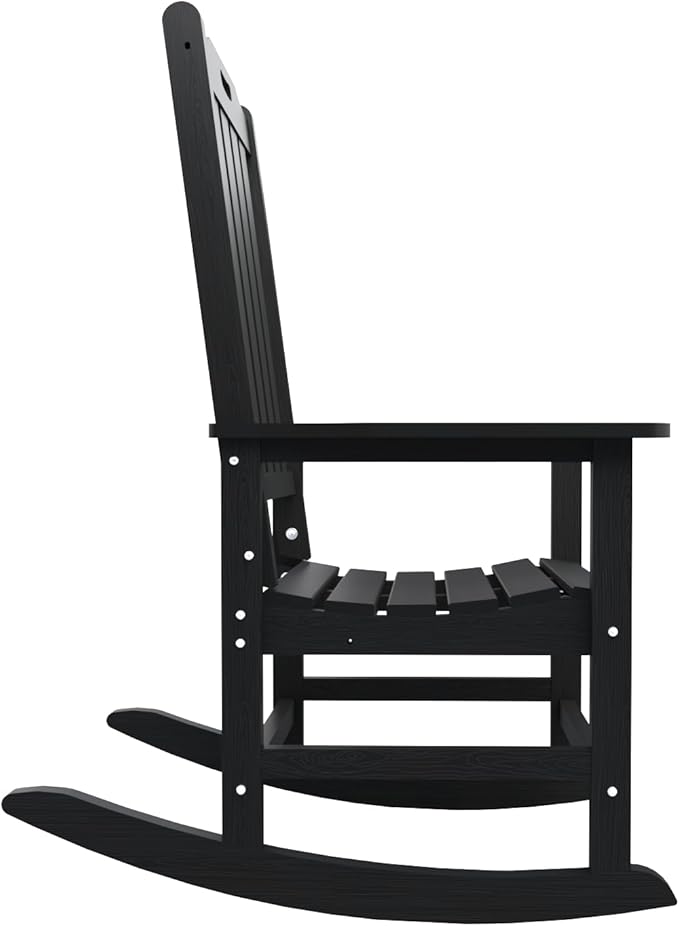 THOEOE Oversized Rocking Chair Set of 4, Outdoor Rocking Chair