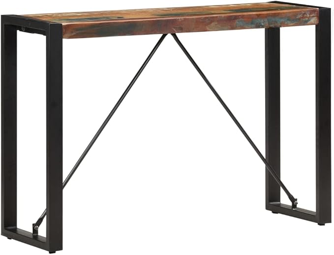 Console Table 43.3"x13.8"x29.9" Solid Reclaimed Wood, End Tables, Accent Tables