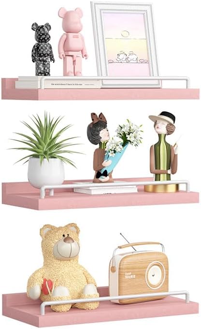 RYOFOBETTO Small Floating Shelf, 6X9 Inches Farmhouse Wall Shelves