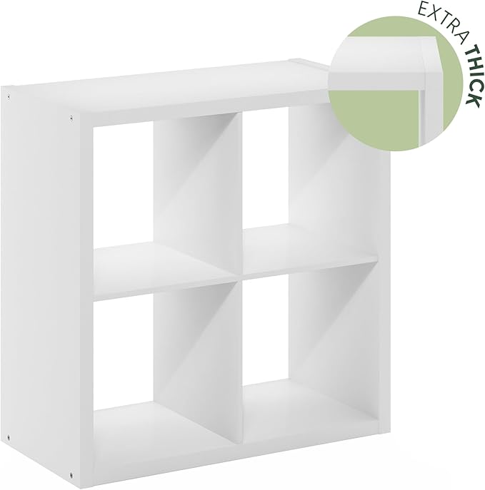 Furinno Cubicle Open Back Decorative Cube Storage Organizer