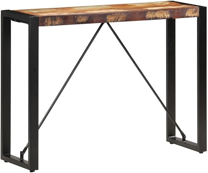 Console Table 43.3"x13.8"x29.9" Solid Reclaimed Wood, End Tables, Accent Tables