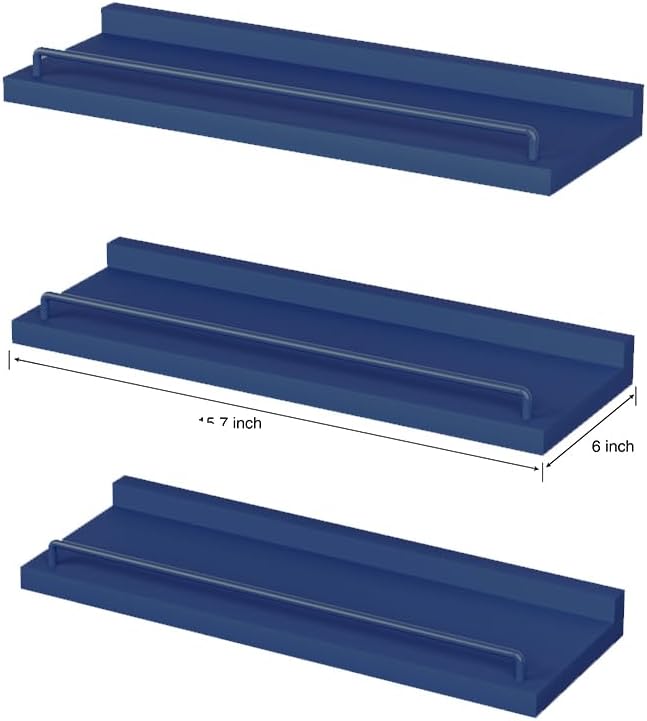 RYOFOBETTO Floating Shelves, Bathroom Decor Shelves Over Toilet, Farmhouse Wall
