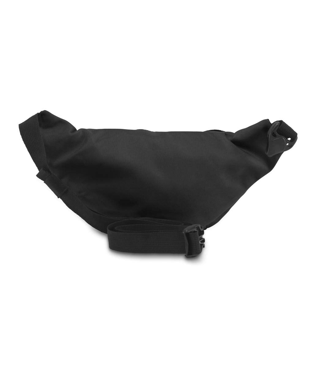 JanSport Fifth Avenue Fanny Pack Crossbody Bags for Women, Men - Stylish, Durable Waist Bag with Adjustable Belt, Main Zippered Pocket, Quick Stash Pocket, Travel Essentials, Black