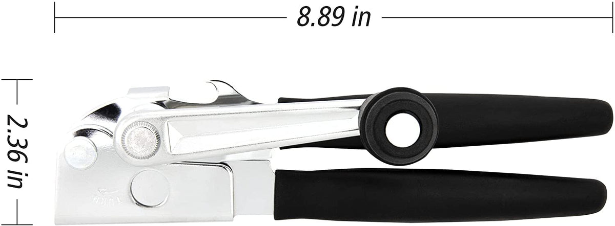 Crank Handle Commercial Heavy Duty Can Opener - Ergonomic Cushioned Handle