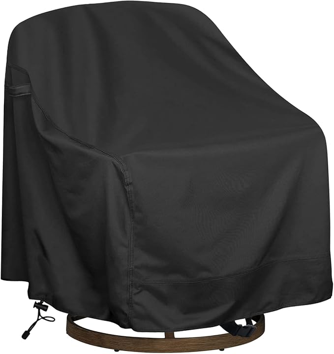 Outdoor Swivel Lounge Chair Cover, Waterproof Heavy Duty Outdoor Chair Covers