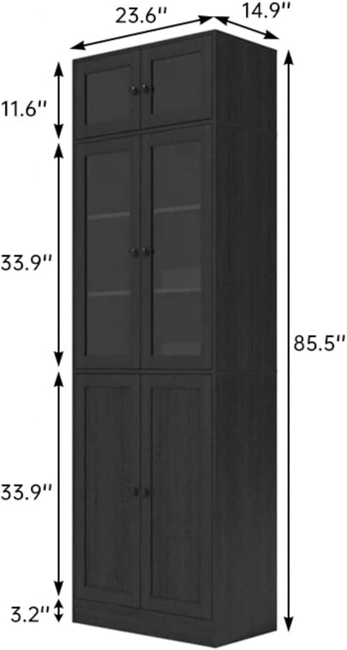 TUSY 85.5" Modern Tall Bookcase