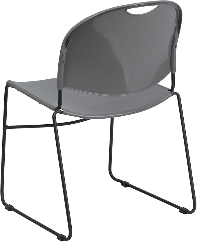 Flash Furniture 5 Pack HERCULES Series 880 lb. Capacity Gray Ultra-Compact
