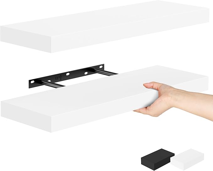 Bellsal Floating Shelves for Wall, Living Room, Bathroom Storage, Book Shelf