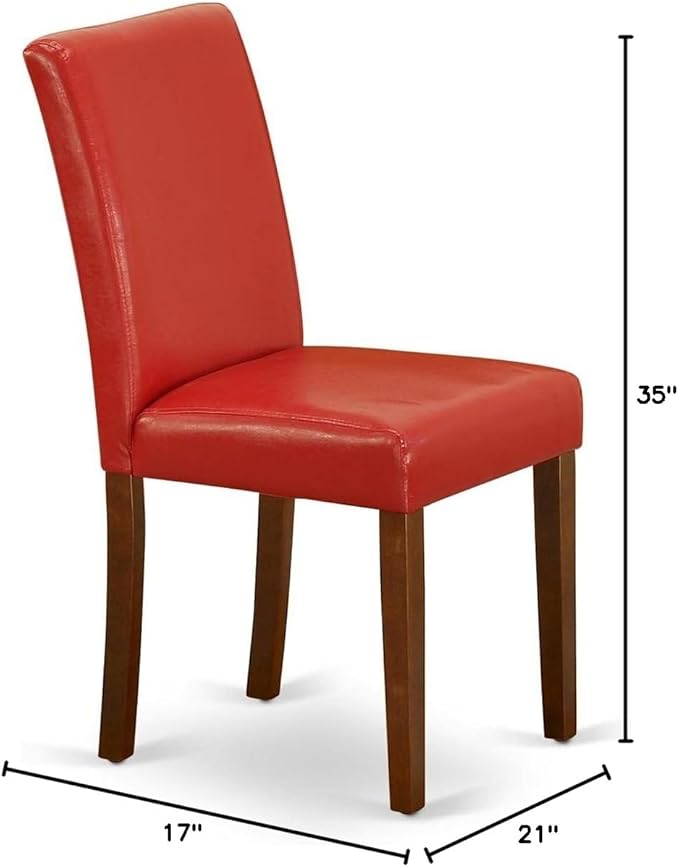 East West Furniture ABP3T72 Abbott Parsons Dining Chairs