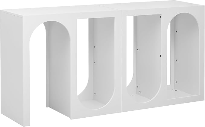 Bookshelf, Modular Storage Shelves Entryway Console Table Organizer