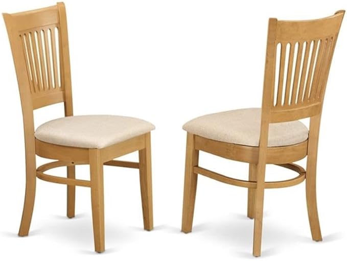 East West Furniture NDVA5-OAK-C 5 Piece Kitchen Table & Chairs Set Includes a