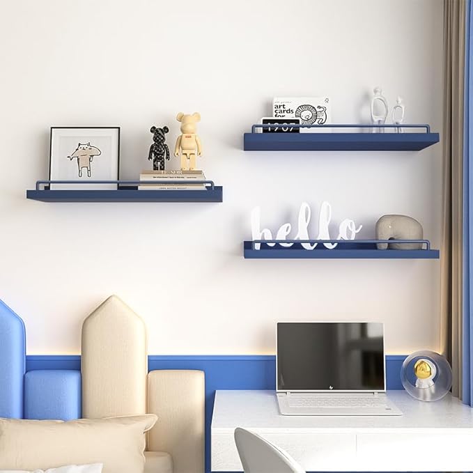 RYOFOBETTO Floating Shelves, Bathroom Decor Shelves Over Toilet, Farmhouse Wall