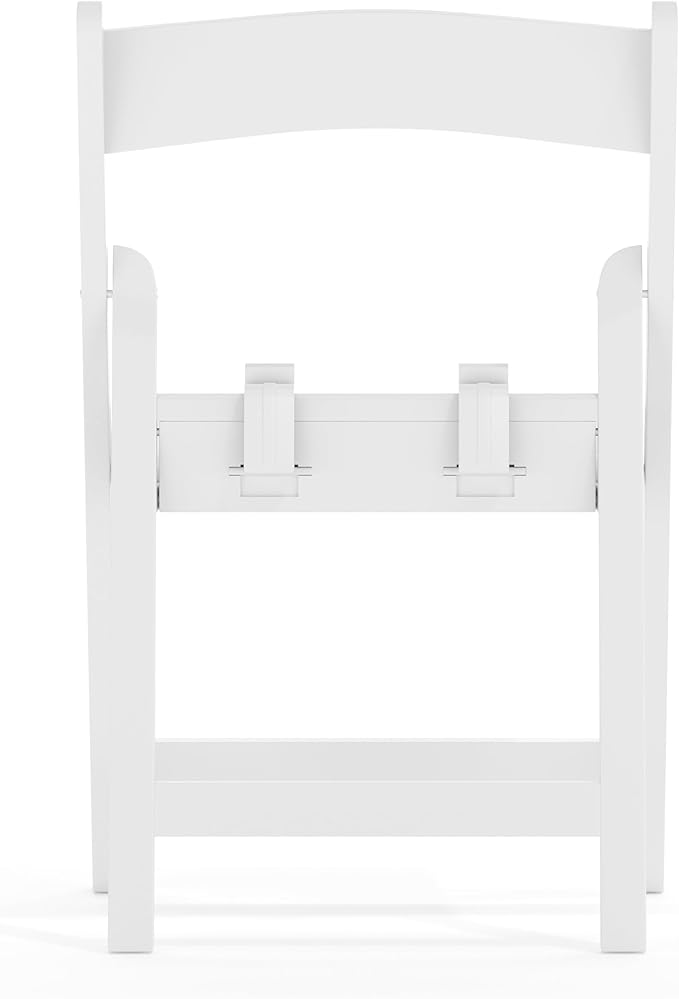 Flash Furniture HERCULES Kids White Resin Folding Chair