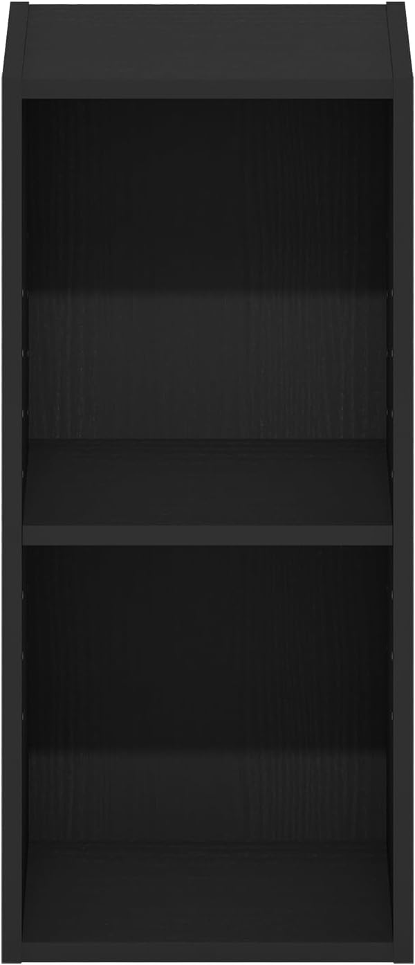 Furinno Fulda Book Shelf, 2-Tier Narrow Bookshelf, Bookcase