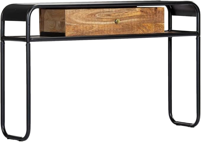 Console Table 46.5"x11.8"x29.5" Solid Mango Wood, End Tables, Accent Tables