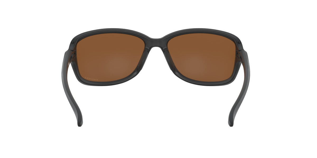 Oakley Women's OO9301 Cohort Rectangular Sunglasses, Matte Black/Prizm Tungsten Polarized, 62 mm