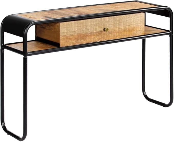 Console Table 46.5"x11.8"x29.5" Solid Mango Wood, End Tables, Accent Tables