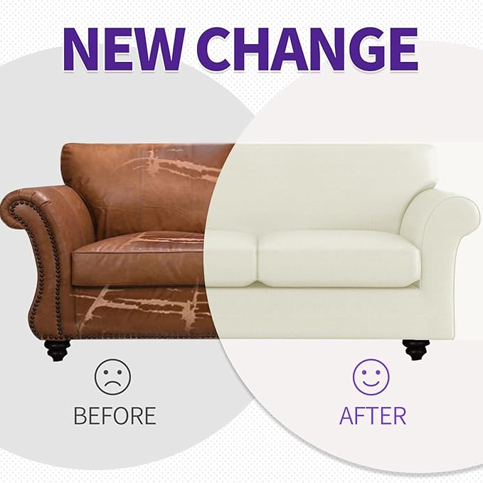 ZNSAYOTX 2 Piece Chair Covers for Living Room