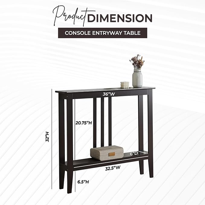 Kings Brand Furniture Narrow Console Table