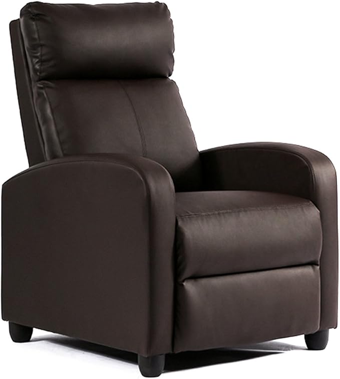 FDW Recliner Chair Reclining Sofa Leather Chair Home Theater Seating Lounge