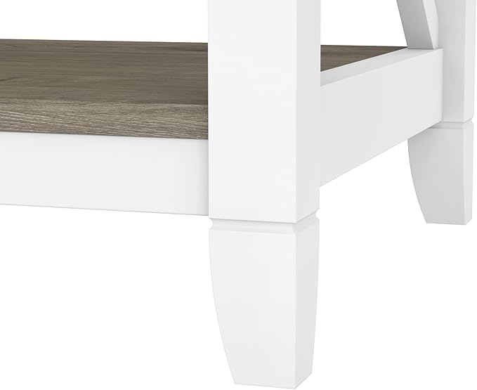Bush Home End Table with Drawer, Nightstand with Storage, Living Room and