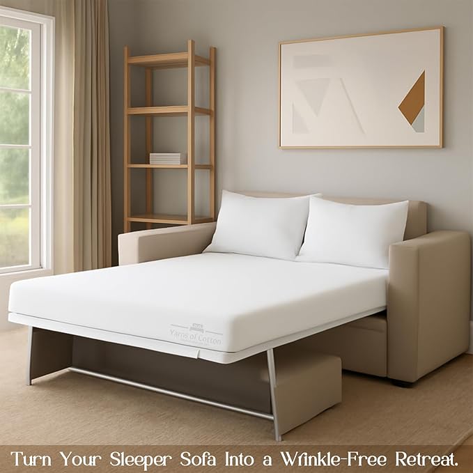 Yarns of Cotton Sleeper Sofa Bed Sheet Set
