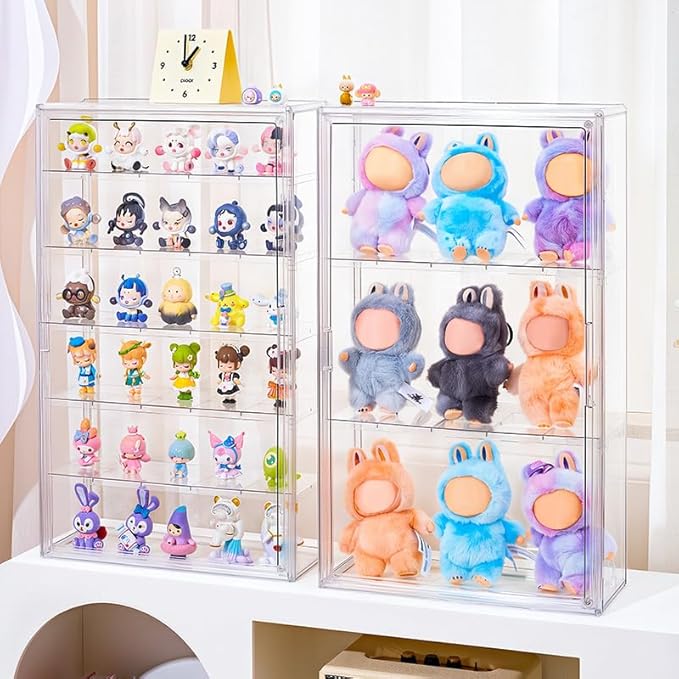 BOHOIDEE 6 Tiers Extra Large Clear Display Case