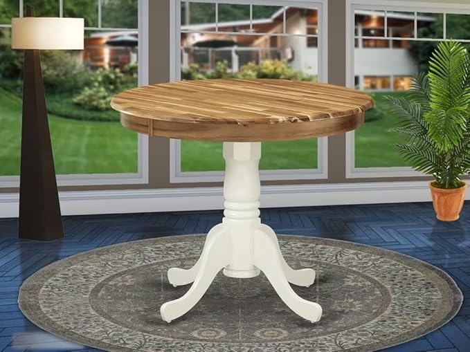 East West Furniture AMT-NLW-TP Antique Dining Table